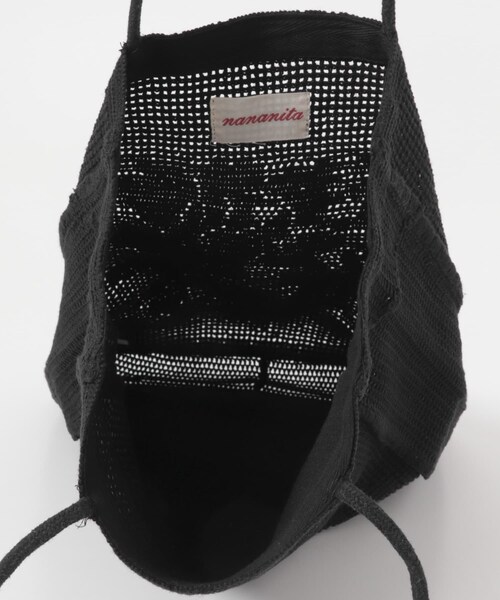 かぐれ（カグレ）の「Nananita　ROSE CROCHET BAG（トートバッグ・レディース・DOVE/BLACK・Free）」の10枚目の写真