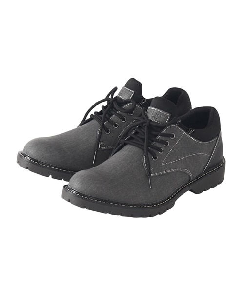 nissen（ニッセン）の「デニムライクカジュアルシューズ　LiBERTO　EDWIN（リベルトエドウイン）（バレエシューズ・メンズ・グレー/ネイビー・25.0cm/25.5cm/26.0cm/26.5cm/27.0cm/28.0cm）」の4枚目の写真