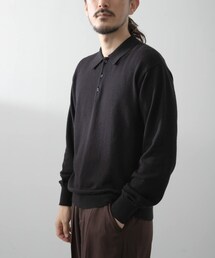 ITEMS URBANRESEARCH（アイテムズ アーバンリサーチ）の「カシミヤ×コットンポロセーター（ニット/セーター・メンズ）」