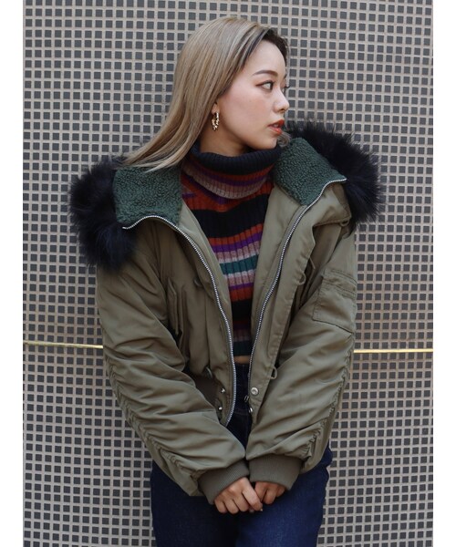 EVRIS（エヴリス）の「ショートN2-Bブルゾン（ブルゾン）」 - WEAR