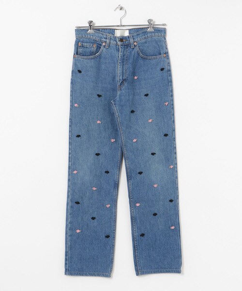 THE GOODLAND MARKET（ザグッドランドマーケット）の「neith.tokyo　Upcycling Flower Denim（デニムパンツ・レディース・Assort 1/Assort 2/Assort 3・one）」の11枚目の写真
