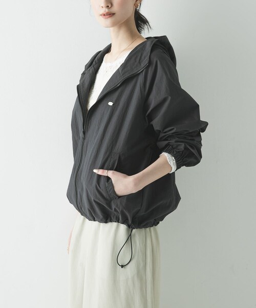 URBAN RESEARCH（アーバンリサーチ）の「『別注』La Hutte×URBAN RESEARCH　ナイロンブルゾン（ブルゾン・レディース・IVORY/BROWN/CHARCOAL・Free）」の15枚目の写真