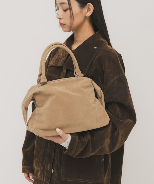 KBF（ケイビーエフ）の「ドロップファスナーデザインボストンBAG（ボストンバッグ・レディース・D.BROWN/BEIGE・One）」の2枚目の写真