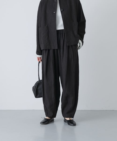 かぐれ（カグレ）の「リネンラミールーズテーパードパンツ（その他