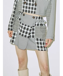 jouetie | パッチワークジャケットスカパン【セットアップ対応】(その他パンツ)