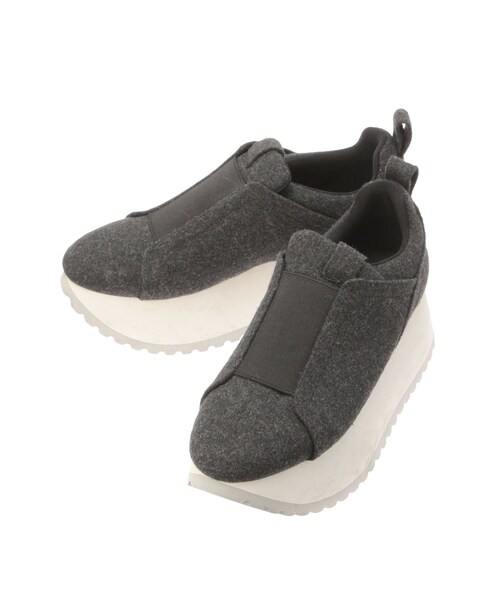 ELENDEEK（エレンディーク）の「WOOL SNEAKER（スニーカー・レディース・ライトグレー/グレー/ブラック・37/38）」の21枚目の写真
