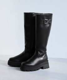 VIS | サイドバックルタンクソールロングブーツ(ブーツ)