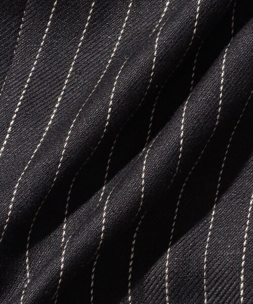 ADAM ET ROPE'（アダムエロペ）の「リネンブレザー（テーラードジャケット・メンズ・ブラック/ベージュ系・L/M）」の18枚目の写真