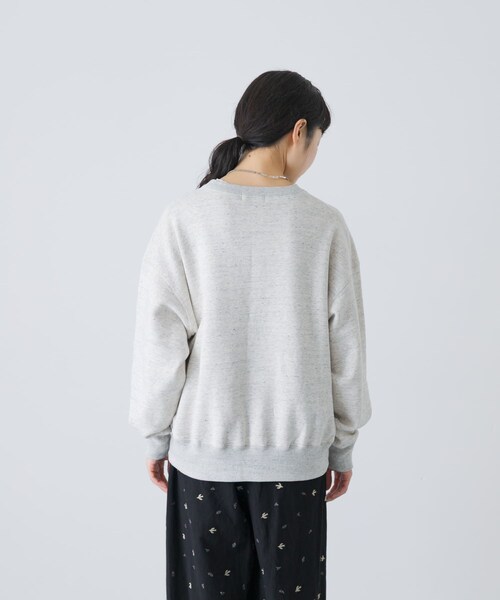 かぐれ（カグレ）の「コットンスウェットプルオーバー（スウェット・レディース・OATMEAL/GRAY・Free）」の12枚目の写真