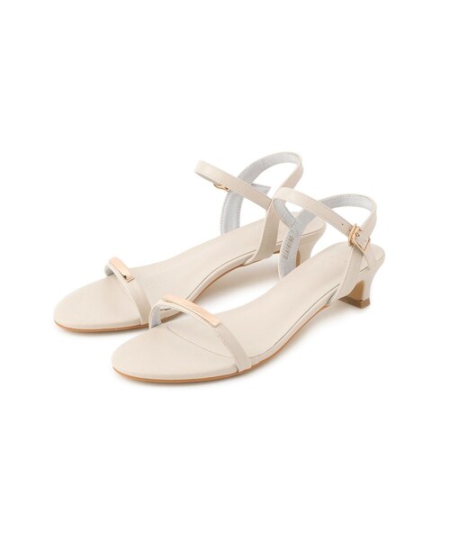 ROPE' PICNIC（ロペピクニック）の「メタルバーストラップサンダル（サンダル・レディース・ブラック/キナリ・L/M/S）」の3枚目の写真