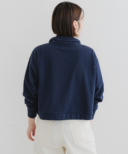 URBAN RESEARCH ROSSO（アーバンリサーチロッソ）の「F by ROSSO　ハーフジップスウェット（スウェット・レディース・GRAY/NAVY・FREE）」の17枚目の写真