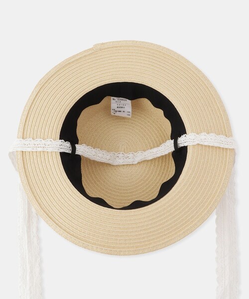 ROPE' PICNIC(ロペピクニック)の「【KIDS/キッズ】レースひも付きカンカン帽(ハット・キッズ・ベージュ・F)」の10枚目の写真