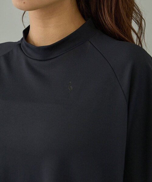 ROPE'(ロペ)の「【NIOR】3Dピケラグランモックシャツ/吸水速乾・接触冷感(Tシャツ/カットソー・レディース・ブラック/ホワイト/ベージュ・L/M/S)」の12枚目の写真