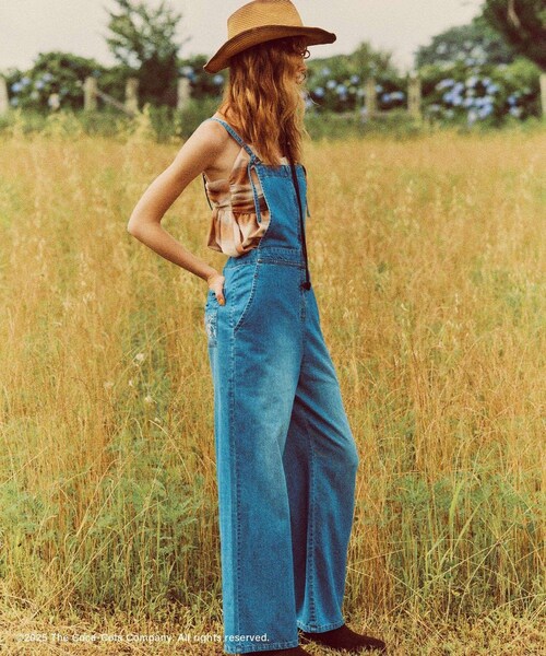 VIS(ビス)の「【Coca-Cola】VIS別注エンブロイダリーサロペット(サロペット/オーバーオール・レディース・ブルー系/ピンク・F)」の6枚目の写真