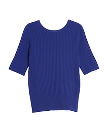 ELENDEEK | BACK OPEN HALF SLEEVE KT(ニット/セーター)