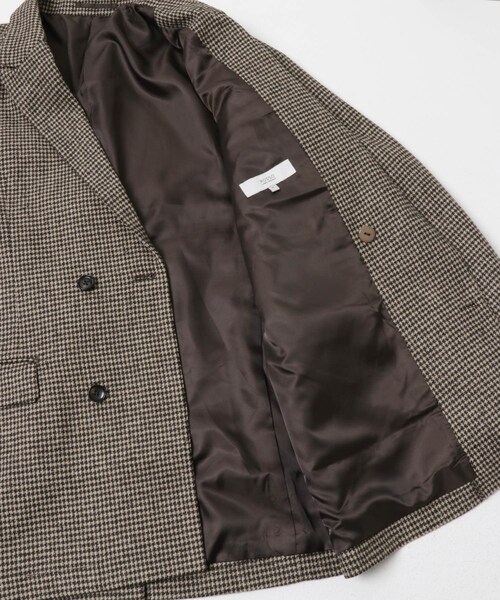 URBAN RESEARCH ROSSO（アーバンリサーチロッソ）の「クラシックダブルジャケット（テーラードジャケット・メンズ・ヘリンボーン/CHECK・M/L/XL）」の20枚目の写真