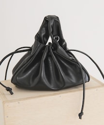 KBF | 巾着ワンハンドルミニBAG(ハンドバッグ)