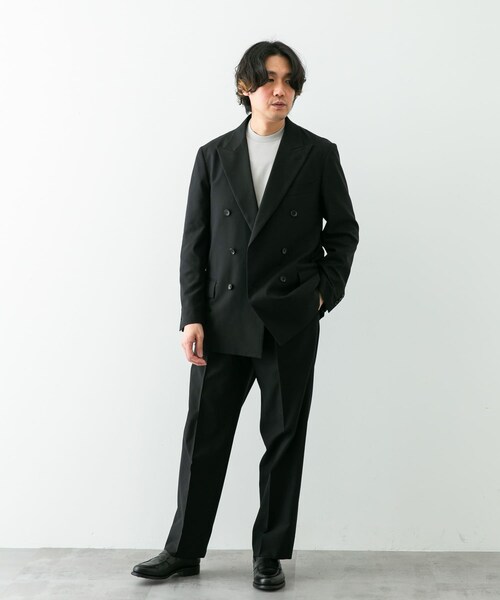 URBAN RESEARCH DOORS（アーバンリサーチドアーズ）の「『イージーケア』LIFE STYLE TAILOR　ストレッチオックスWジャケット（その他アウター・メンズ・BLACK/GRAY・S/M/L/XL）」の22枚目の写真