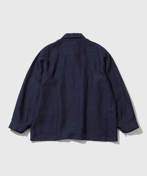ADAM ET ROPE'(アダムエロペ)の「LINEN COVERALL(カバーオール・メンズ・ベージュ/ネイビー・L/M/S)」の15枚目の写真