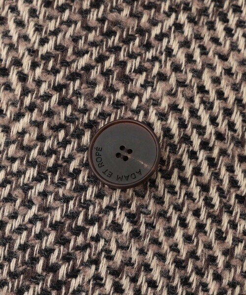 ADAM ET ROPE'(アダムエロペ)の「【サステナブル】ツイードダブルチェスターコート(チェスターコート・レディース・ブラウン・36/38)」の18枚目の写真