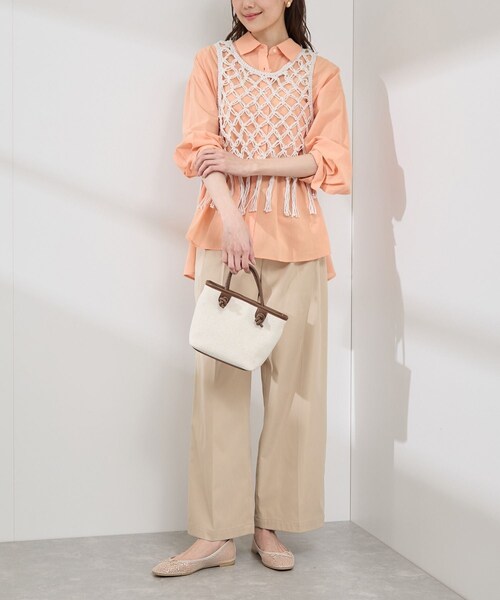 ROPE' PICNIC(ロペピクニック)の「【AIRina/エアリーナ】軽くてやわらかいシアーグリッターバレエシューズ(バレエシューズ・レディース・ブラック/キナリ・L/M/S)」の18枚目の写真