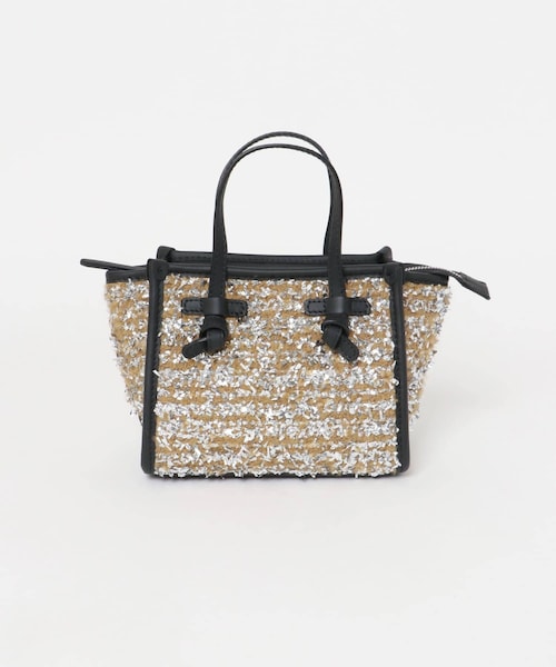 URBAN RESEARCH ROSSO（アーバンリサーチロッソ）の「GIANNI CHIARINI　MISS MARCELLA（ハンドバッグ・レディース・NERO/CAMEL・-）」の2枚目の写真