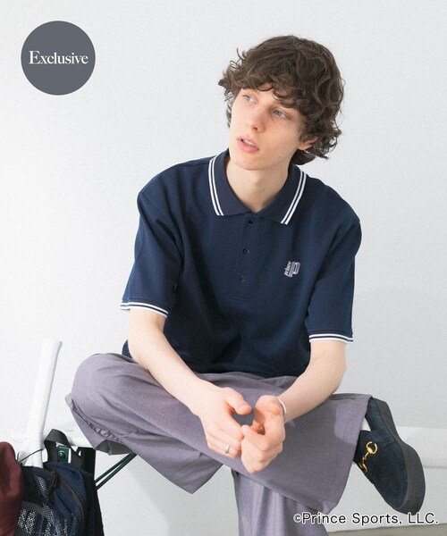 SENSE OF PLACE by URBAN RESEARCH（センスオブプレイスバイアーバンリサーチ）の「『別注』prince　ポロシャツ（ポロシャツ・メンズ・GREEN/WHITE/BLACK/NAVY・M/L）」の5枚目の写真