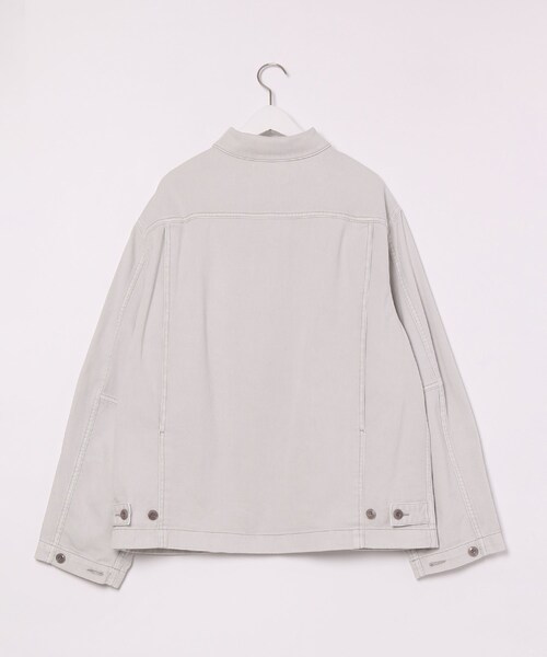 ADAM ET ROPE'（アダムエロペ）の「MENS【LEMAIRE】BOXY JACKET - SNOWY DENIM（カバーオール・メンズ・ライトグレー・L/M/S）」の5枚目の写真