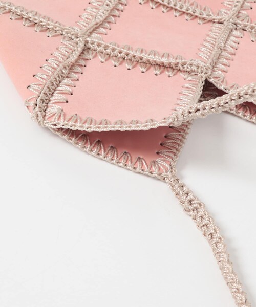 KBF（ケイビーエフ）の「パッチワークBAG（ショルダーバッグ・レディース・PINK/BROWN・One）」の18枚目の写真