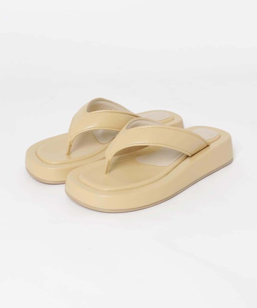 URBAN RESEARCH（アーバンリサーチ）の「厚底トングサンダル（サンダル・レディース・BEIGE/BLACK・37/38）」の14枚目の写真