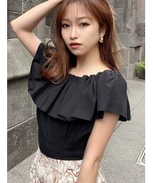 RESEXXY | ラッフルフリルオフショルブラウス(シャツ/ブラウス)