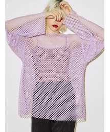 jouetie | オーバーメッシュトップス(Tシャツ/カットソー)