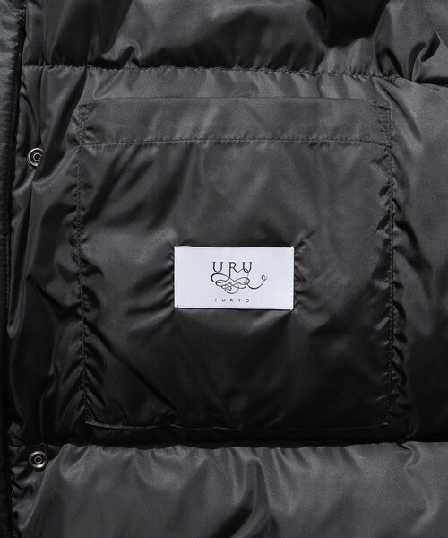 ADAM ET ROPE'(アダムエロペ)の「【URU/ウル】DOWN JACKET(ダウンジャケット/コート・メンズ・ブラック系・1/2)」の13枚目の写真