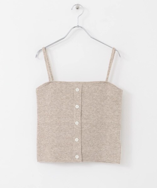URBAN RESEARCH DOORS(アーバンリサーチドアーズ)の「リブニットビスチェ(その他トップス・レディース・杢CHARCOAL/BEIGE・M)」の22枚目の写真