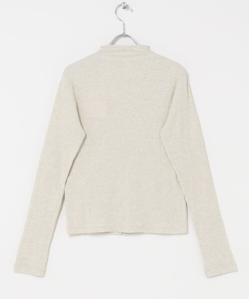 URBAN RESEARCH DOORS(アーバンリサーチドアーズ)の「ORCIVAL MOCK NECK CARDIGAN(カーディガン/ボレロ・レディース・TOPOATMEAL/BLACK・2)」の6枚目の写真
