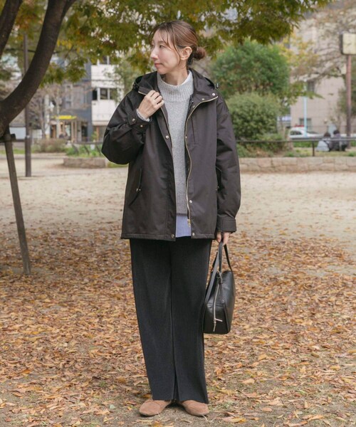 ITEMS URBANRESEARCH（アイテムズ アーバンリサーチ）の「キルトライナー付きマウンテンパーカー（その他アウター・レディース・KHK/BLK/BEG・FREE）」の12枚目の写真