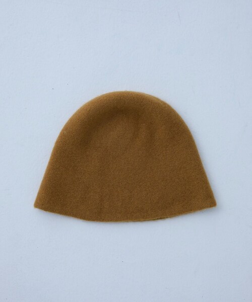 ADAM ET ROPE'(アダムエロペ)の「【J'aDoRe・店舗限定】【Y YO_cashmere(イーヨ カシミヤ)】DAIANA hat(ニットキャップ/ビーニー・レディース・ダークブラウン系/ピンク・F)」の14枚目の写真