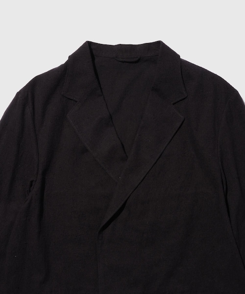 ADAM ET ROPE'(アダムエロペ)の「【blurhms/ブラームス】Silk/Cotton Nep Cardigan Jacket(テーラードジャケット・メンズ・ブラック・2/3)」の4枚目の写真