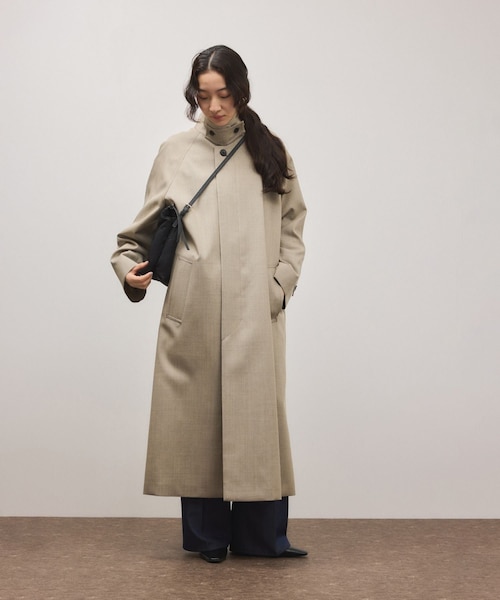 ADAM ET ROPE'（アダムエロペ）の「ダブルポケットパテッドショルダー（ショルダーバッグ・レディース・ブラック/カーキ・F）」の10枚目の写真