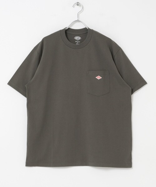 URBAN RESEARCH DOORS(アーバンリサーチドアーズ)の「DANTON POCKET T-SHIRTS(Tシャツ/カットソー・メンズ・COAL GREY/BROWN/GREIGE/DK PURPLE・M/L/XL)」の6枚目の写真