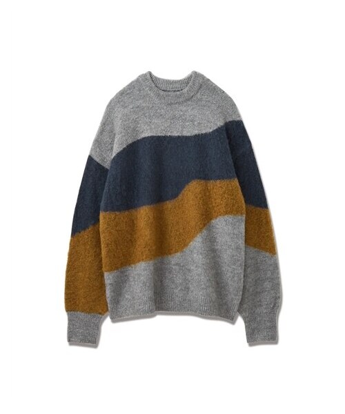 nissen（ニッセン）の「【Essenave】インターシャニットプルオーバー（ニット/セーター・レディース・グレー系/黒系・MTT・LTT/LLTT・3LTT/4LTT・5LTT）」の10枚目の写真