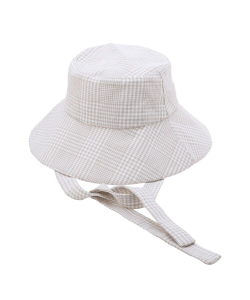 Ungrid（アングリッド）の「総柄デザインバケットハット（ハット・レディース・ネイビー/ベージュ・F）」の2枚目の写真