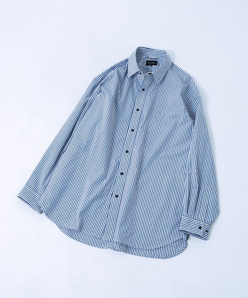 EKAL(エカル)の「エステネージュ ロングスリーブシャツ(シャツ/ブラウス・メンズ・サックス/ストライプ・M/L)」の2枚目の写真