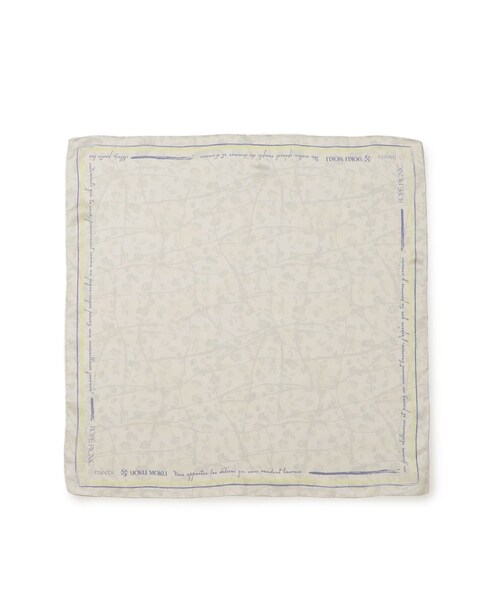 ROPE' PICNIC（ロペピクニック）の「【YOKU MOKU/ヨックモック×ROPE' PICNIC】フラワーグラデーションスカーフ（バンダナ/スカーフ・レディース・キナリ/ブルー系・F）」の22枚目の写真