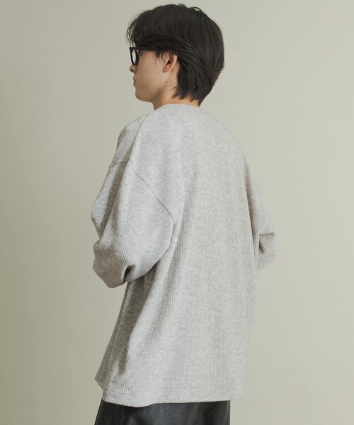 SENSE OF PLACE by URBAN RESEARCH（センスオブプレイスバイアーバンリサーチ）の「ウールタッチジャージカーディガン（カーディガン/ボレロ・メンズ・BLACK/GRAY/MINT・M/L）」の16枚目の写真