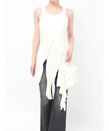 EVRIS | アシンメトリージップタンクワンピース(ワンピース)