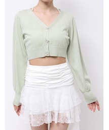 EATME | リボンボタンデザインアンサンブル(ニット/セーター)