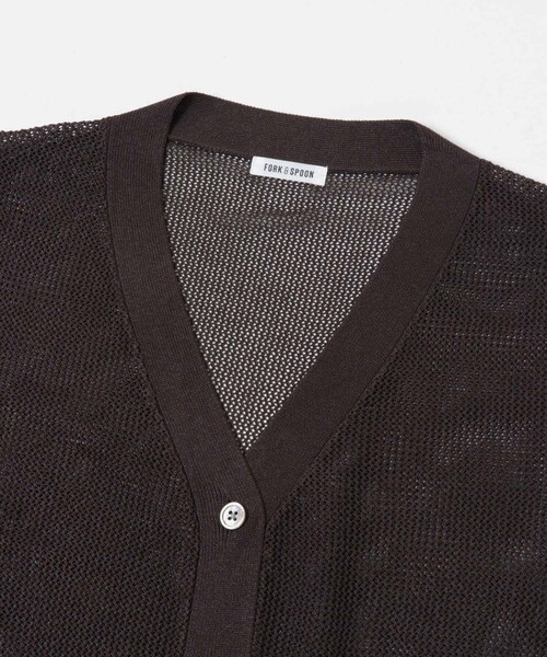 URBAN RESEARCH DOORS(アーバンリサーチドアーズ)の「FORK&SPOON ペーパーニットカーディガン(カーディガン/ボレロ・レディース・IVORY/BROWN/BLUE・1)」の22枚目の写真