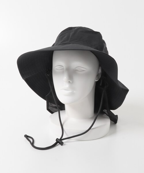 EKAL（エカル）の「Pertex ハット（ハット・メンズ・ブラック/グレー・One）」の4枚目の写真