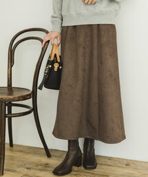 ITEMS URBANRESEARCH | フェイクスエードタックフレアスカート(スカート)